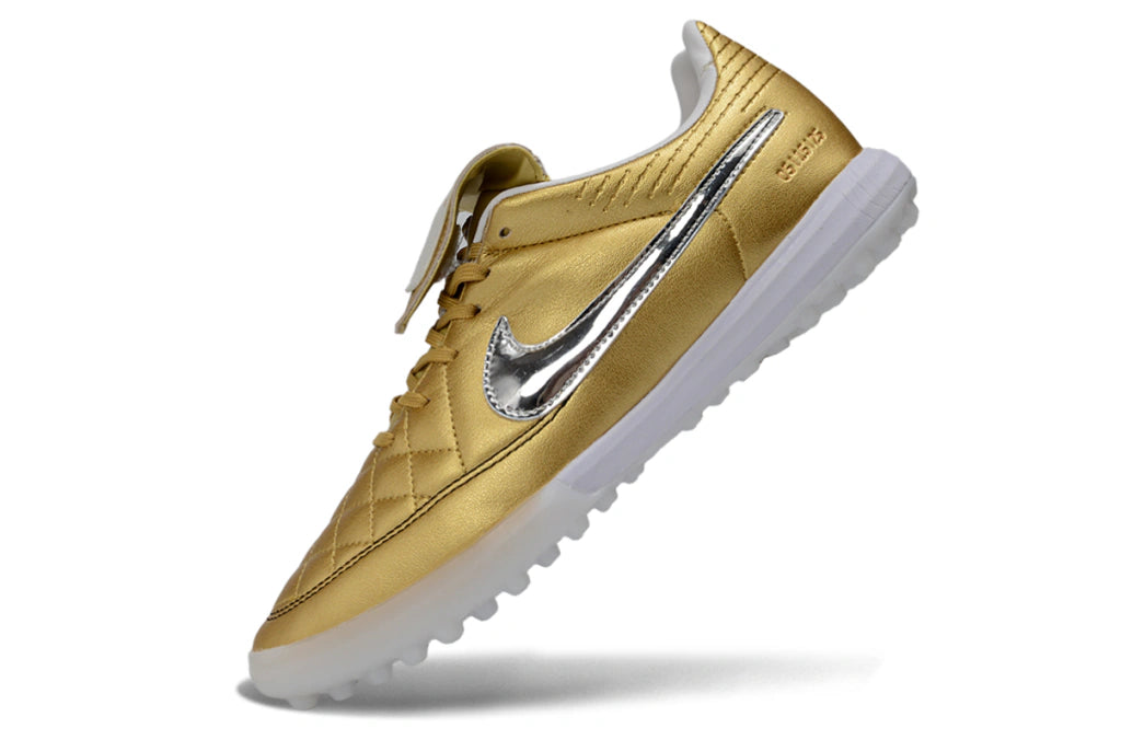 Chuteira Nike Tiempo R10 Society - Dourado