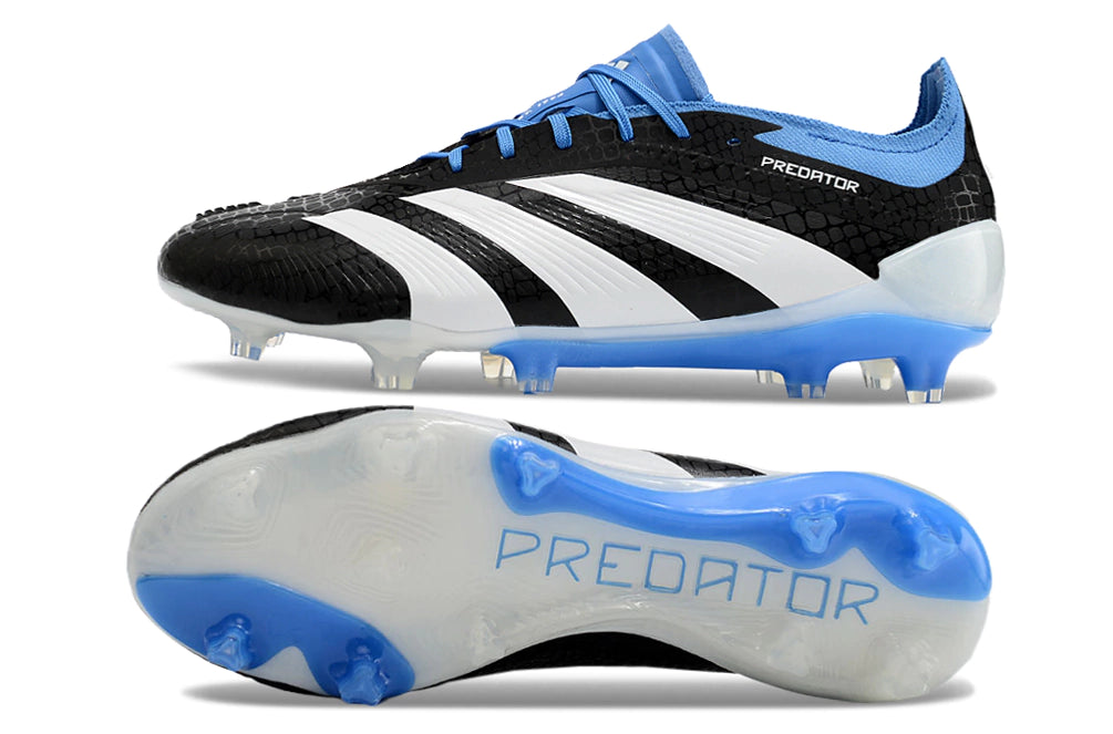 Chuteira Adidas Predator Elite Campo FG - Preto/Azul