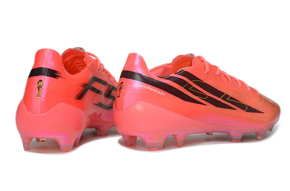 Chuteira Adidas F50 Hyperfast.1 Evo FG -Rosa