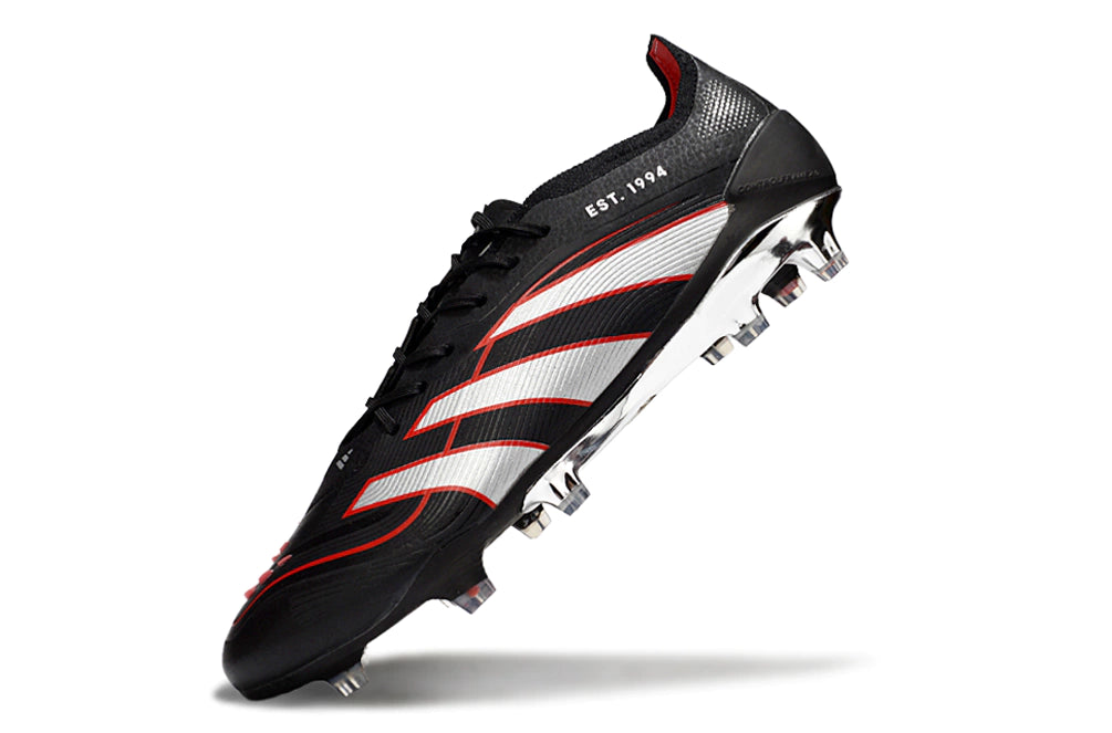Chuteira Adidas Predator Elite 25 Campo FG - Preto/Branco