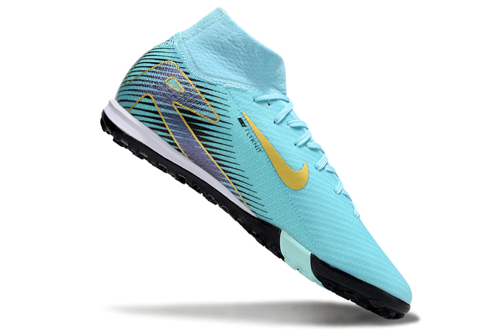 Chuteira Nike Mercurial Superfly 10 Elite Society - Azul/Dourado
