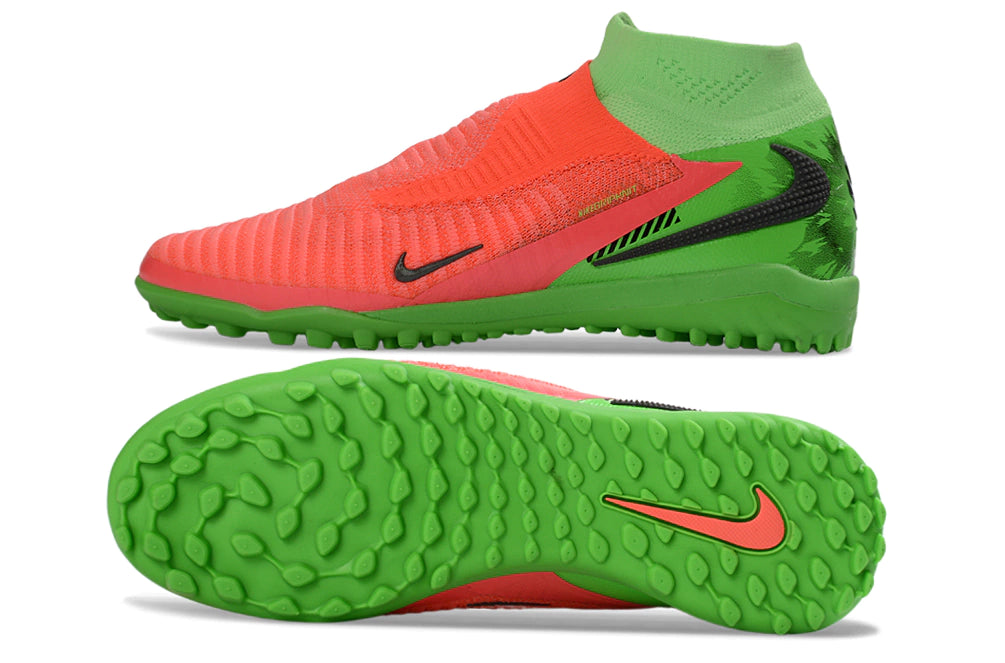 Chuteira Nike Phantom ReactX 6 Pro Botinha Society TF - Verde