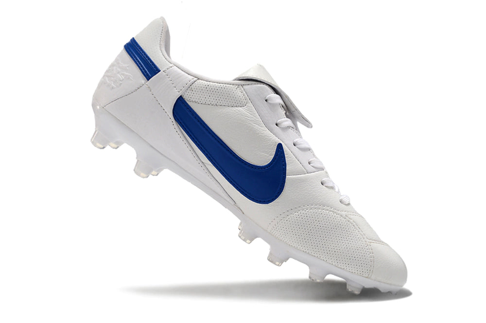 Chuteira Nike Premier 3 FG - Branco/Azul