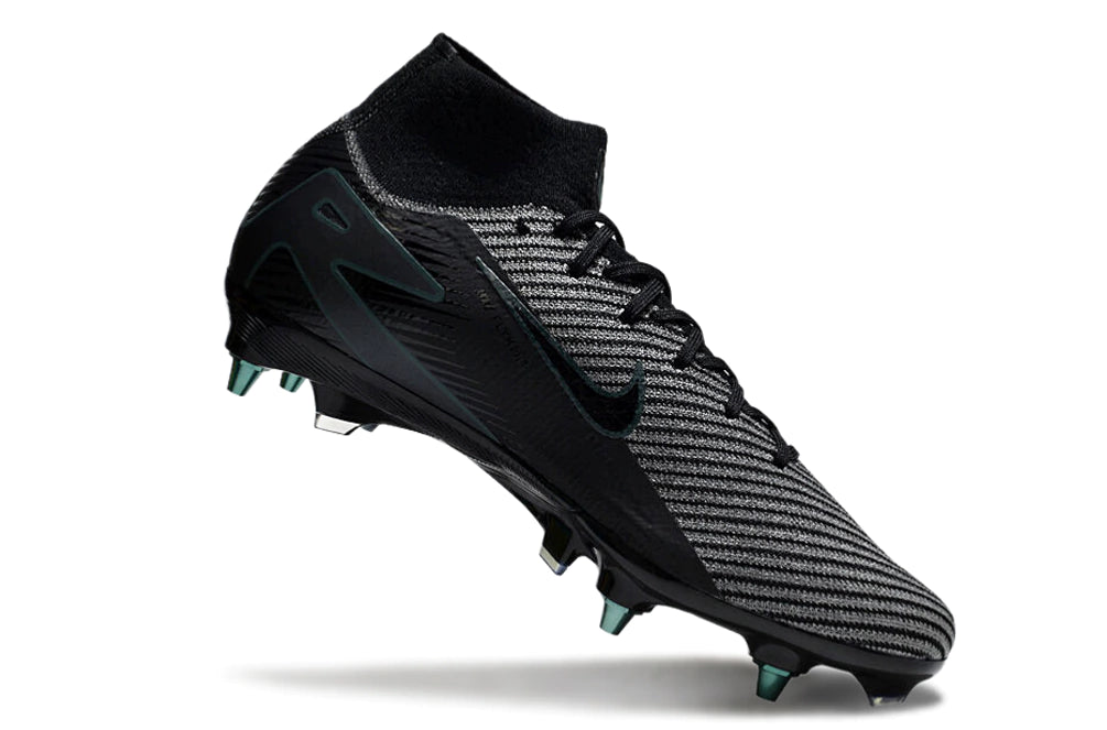 Chuteira Nike Air Zoom Mercurial Superfly 10 Elite SG - Preto/Azul/Branco
