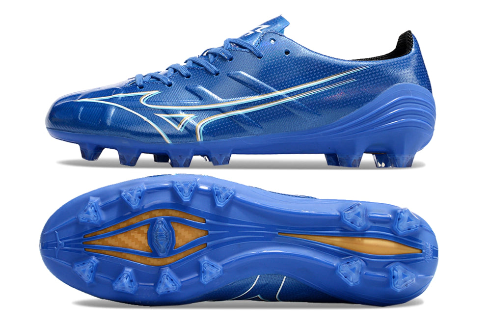 Chuteira Mizuno Alpha Japan FG - Azul