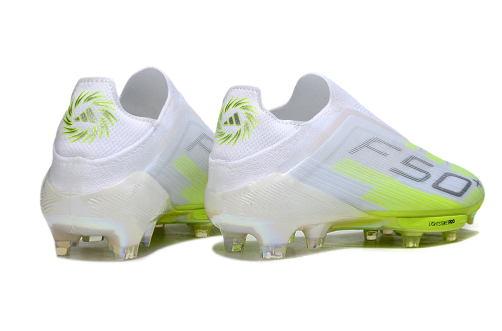 Chuteira Adidas F50+ Elite Campo - Branco/Verde