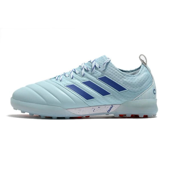 Chuteira Adidas Copa 20.1 Society - Azul claro