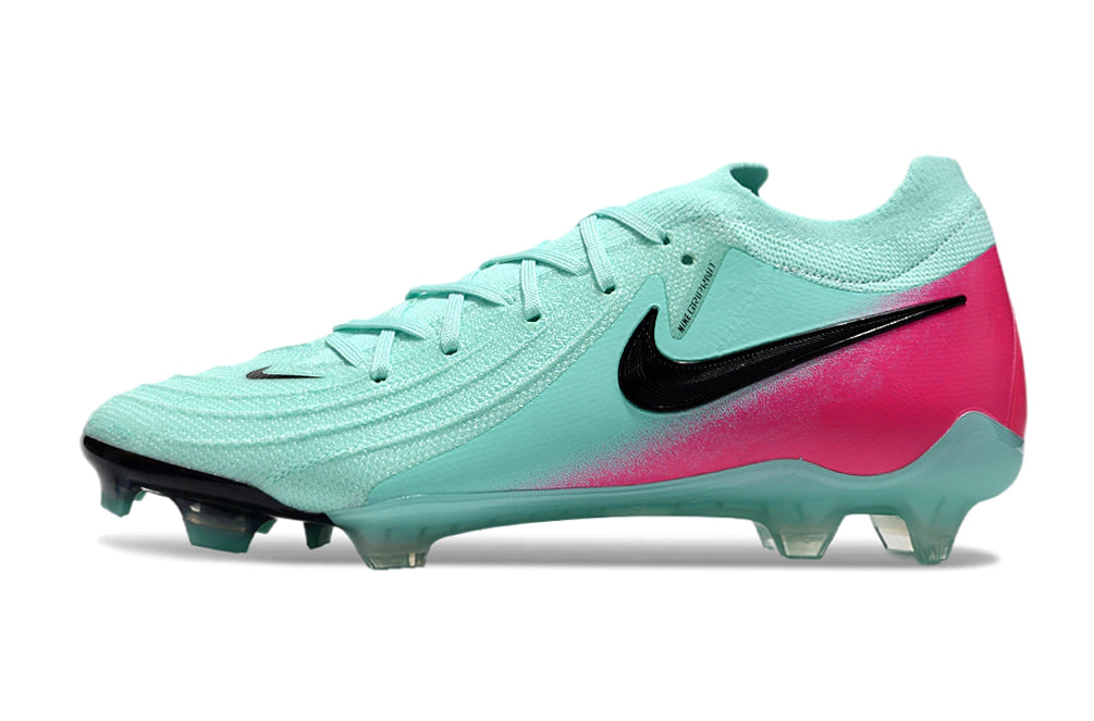 Chuteira Nike Campo Phantom GX2 Elite Campo FG - Azul/Rosa