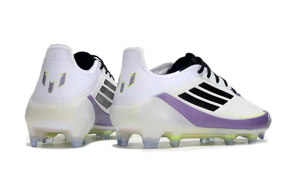 Chuteira Adidas F50 X Campo - Branco/Lilas