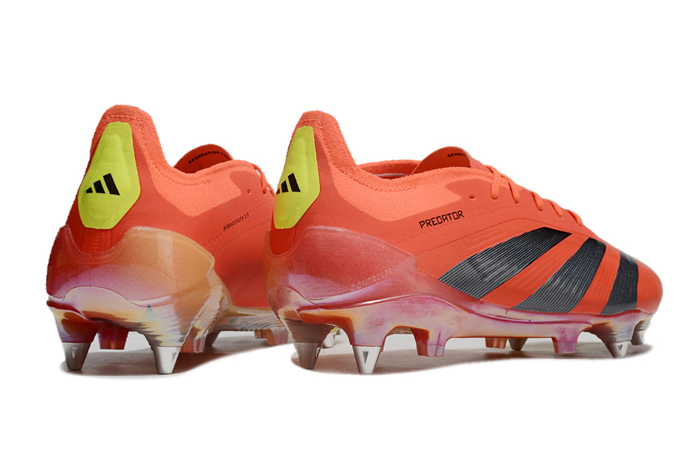 Chuteira Adidas Predator Elite SG - Preto/Laranja