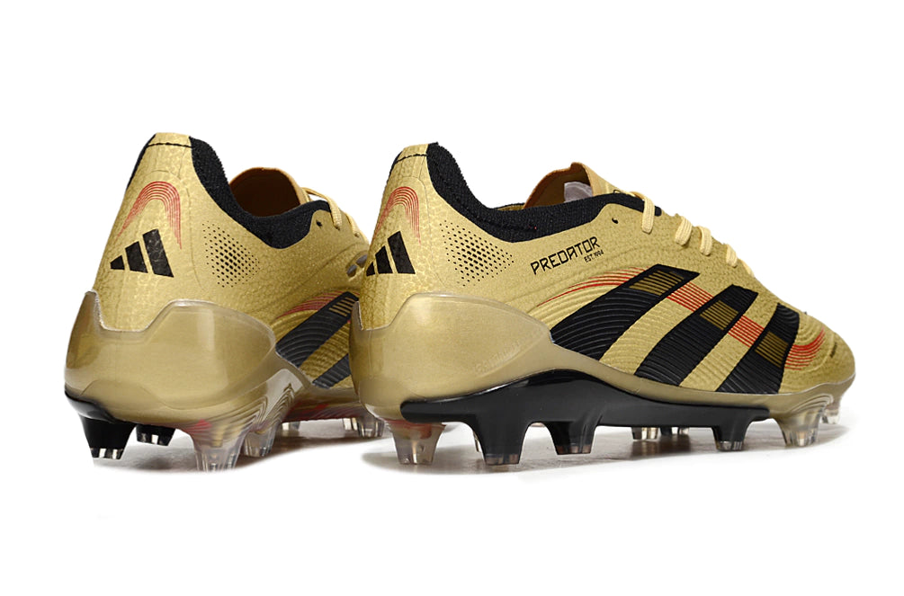 Chuteira Adidas Predator Elite 25 Campo FG - Dourado