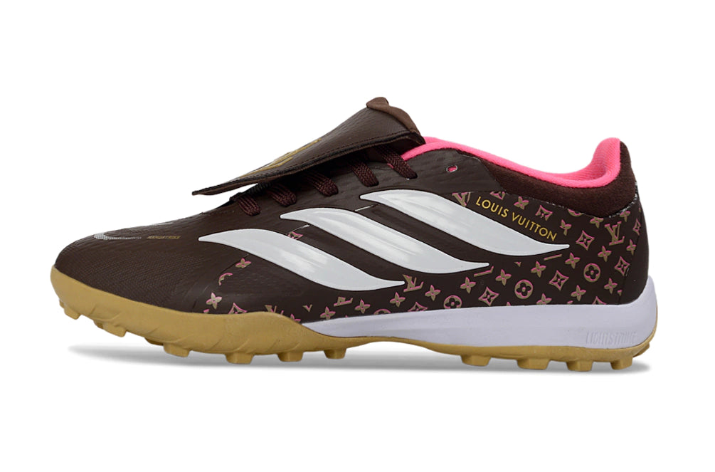 Chuteira Adidas Predator Tongue 26 Society - Marrom