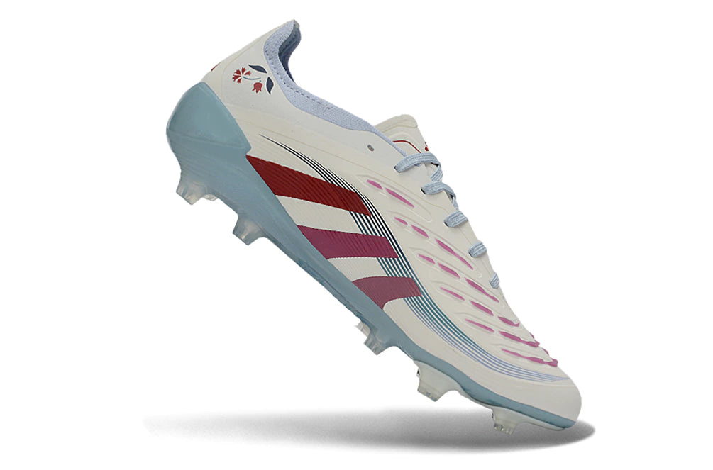 Chuteira Adidas Predator Elite 25 Campo FG - Branco/Azul