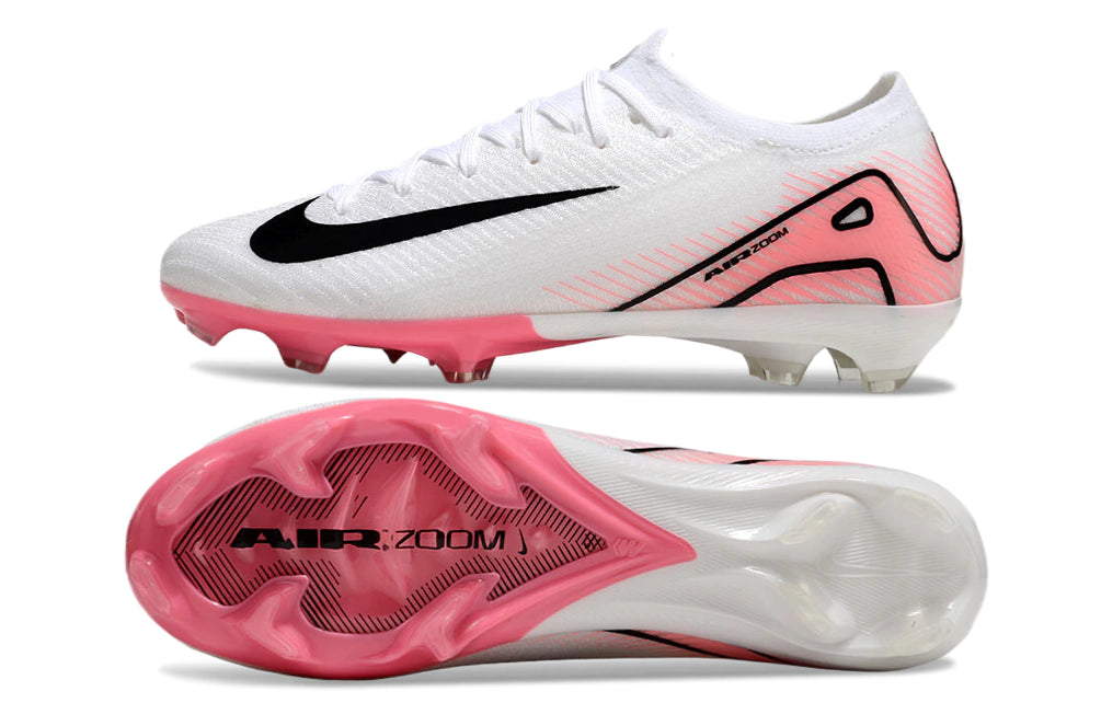 Chuteira Nike Air Zoom Mercurial Vapor 16 Elite FG - Branco/Rosa