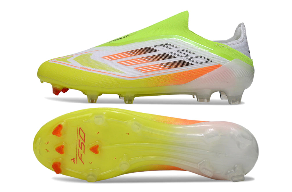 Chuteira Adidas F50 X Laceless Campo - Verde/Branco