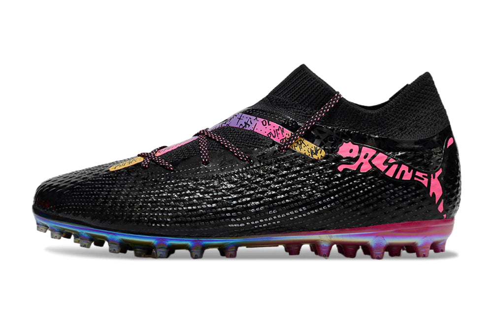 Chuteira Puma Future 7 Match MG - Preto/Roxo
