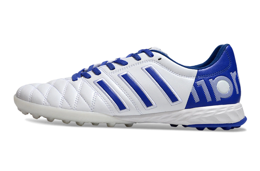 Chuteira Adidas Adipure 11 Pro Society TF - Branco/Azul