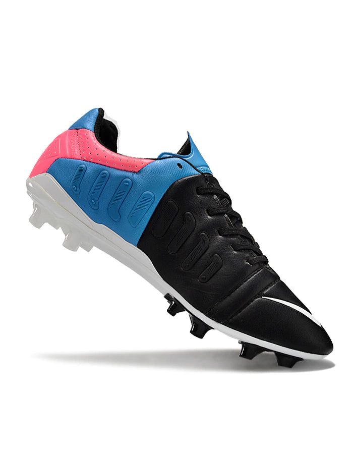 Chuteira Nike Tiempo CTR360 Maestri 3 Campo FG - Azul/Preto/Branco/Rosa