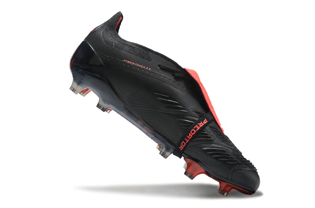 Chuteira Adidas Predstrike Elite Campo - Preto/Vermelho