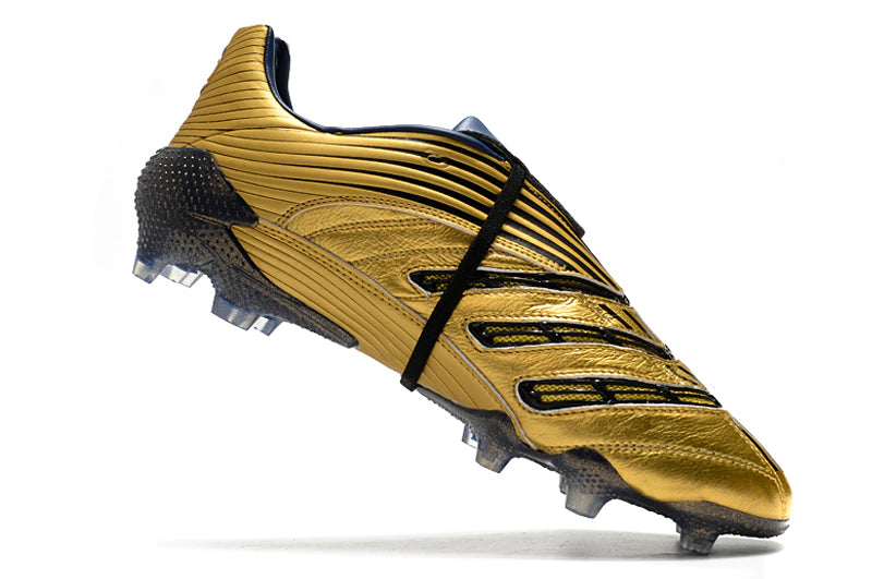 Chuteira Adidas Predator Absolute 20 FG - Dourado/Azul