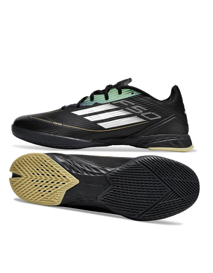 Chuteira Adidas X F50 Futsal - Preto/Branco/Verde
