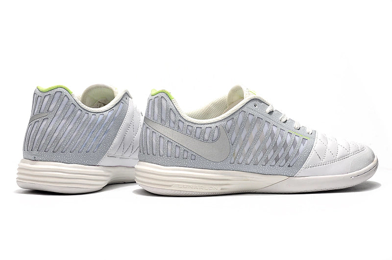 Chuteira Nike Lunar Gato Futsal - Branco/Verde