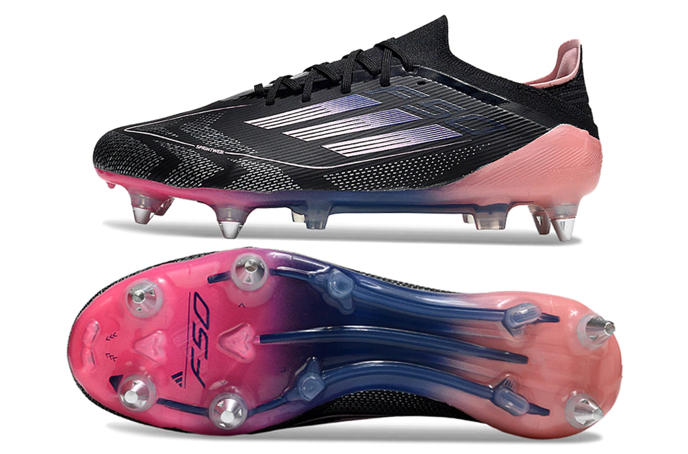 Chuteira Adidas F50 X Campo SG - Rosa/Preto