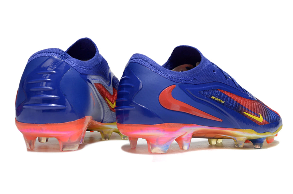 Chuteira Campo NIKE Phantom 6 Elite FG - Azul/Laranja