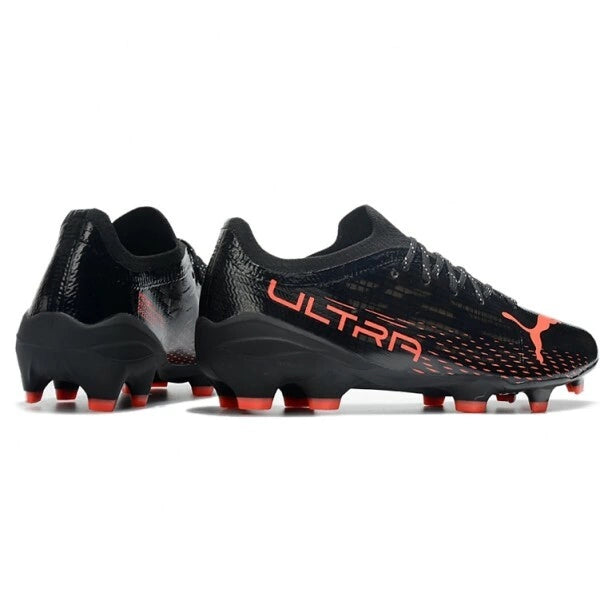 Chuteira Puma Ultra 1.3 Campo FG - Preto/Vermelho