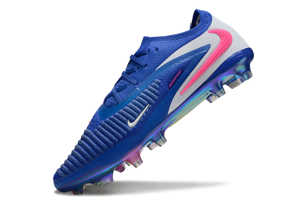 Chuteira Campo NIKE Phantom 6 Elite FG - Azul/Rosa