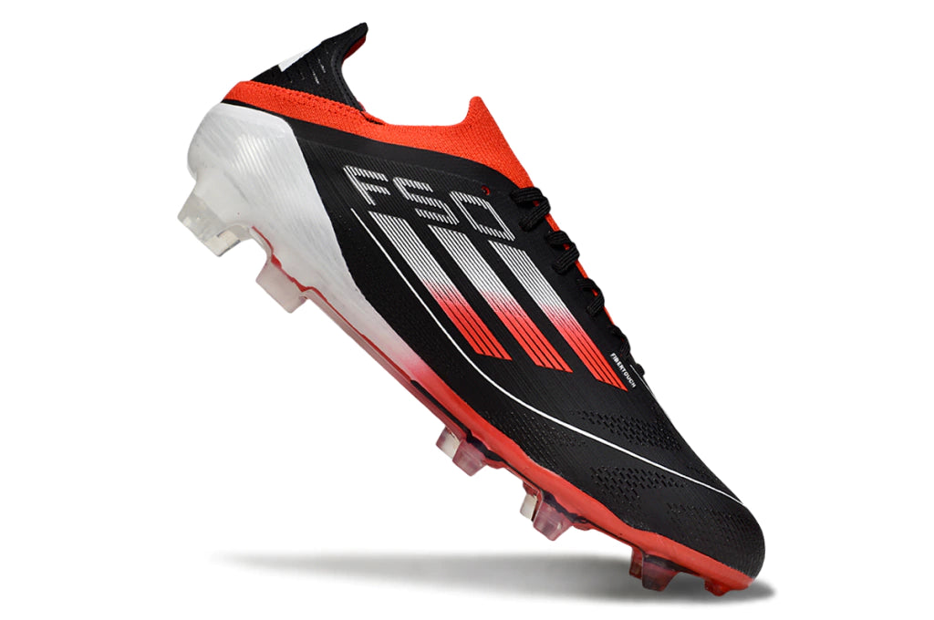 Chuteira Adidas F50+.1 Elite FG - Preto/Vermelho