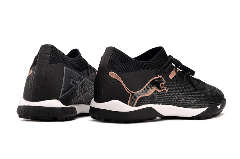 Chuteira Puma Future 7 Match Society - Preto/Bege/Branco