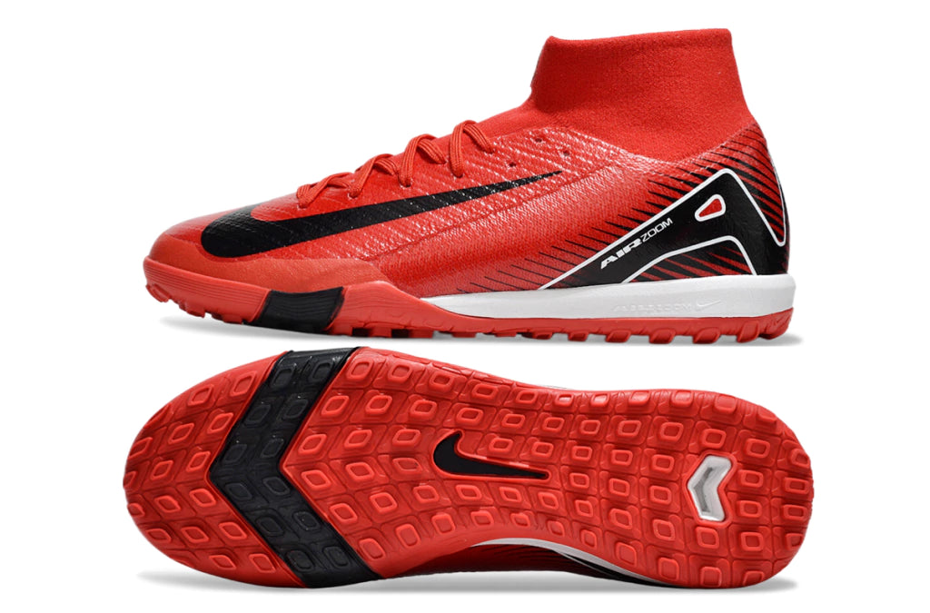 Chuteira Nike Mercurial Superfly 10 Elite Society - Vermelho/Preto/Branco