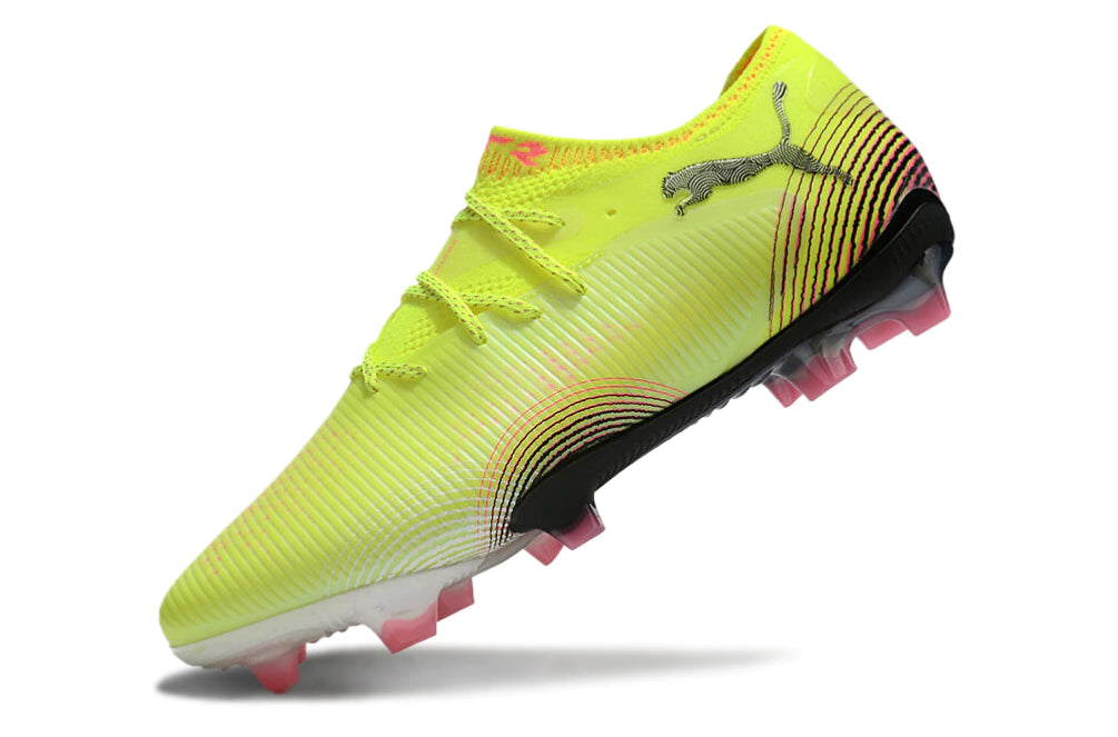 Chuteira Puma Future 8 Ultimate Low Campo FG - Verde/Preto/Branco