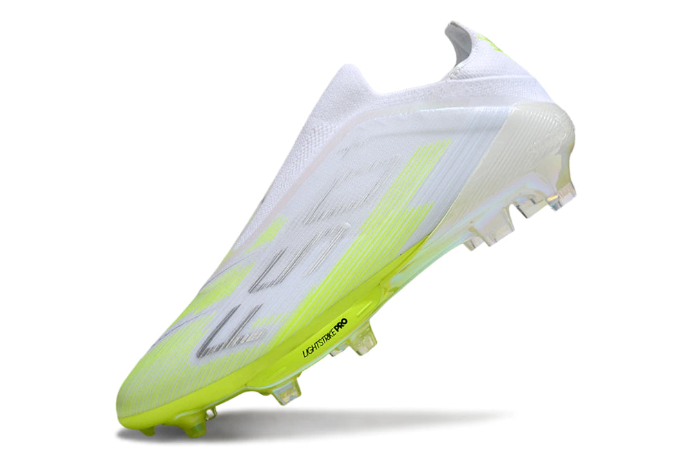 Chuteira Adidas F50+ Elite Campo - Branco/Verde