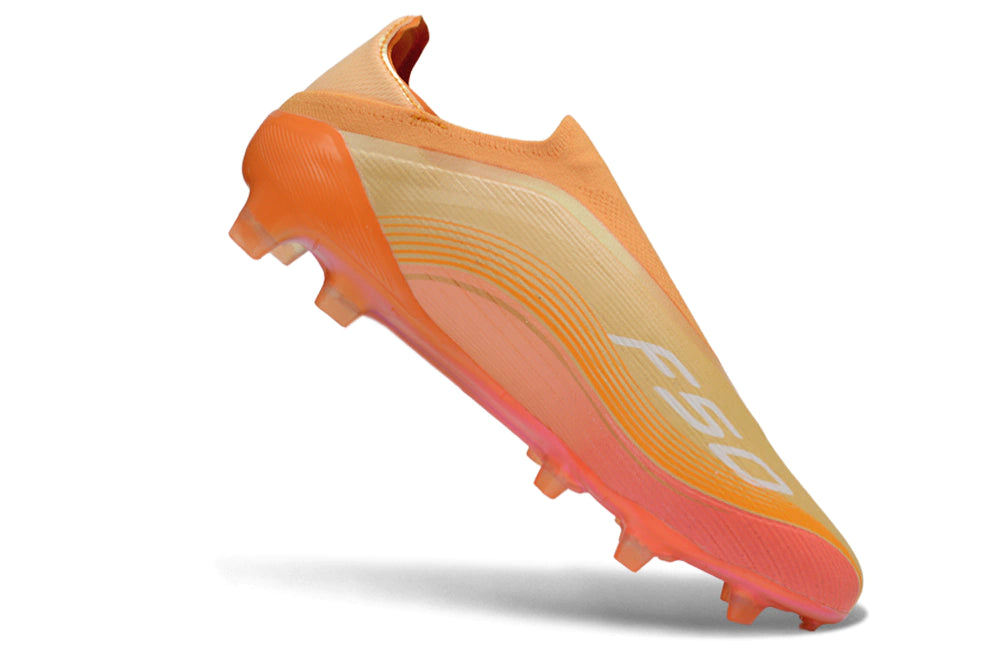 Chuteira Adidas F50 X Laceless Campo - Laranja