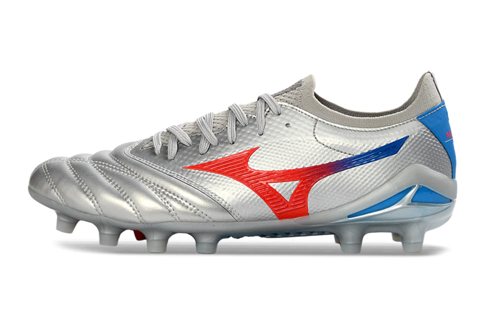 Chuteira Mizuno Morelia Neo 4 Campo - Prata