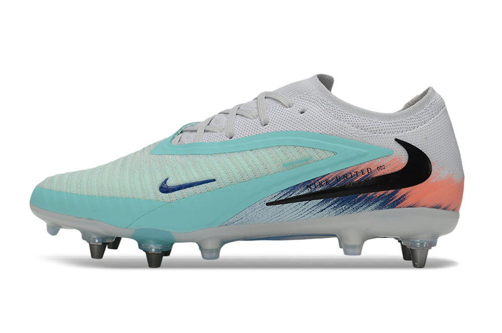 Chuteira Nike Phantom 6 Elite SG - Branco/Azul