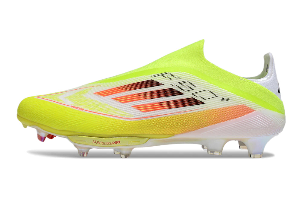 Chuteira Adidas F50+ Elite Campo - Verde/Vermelho