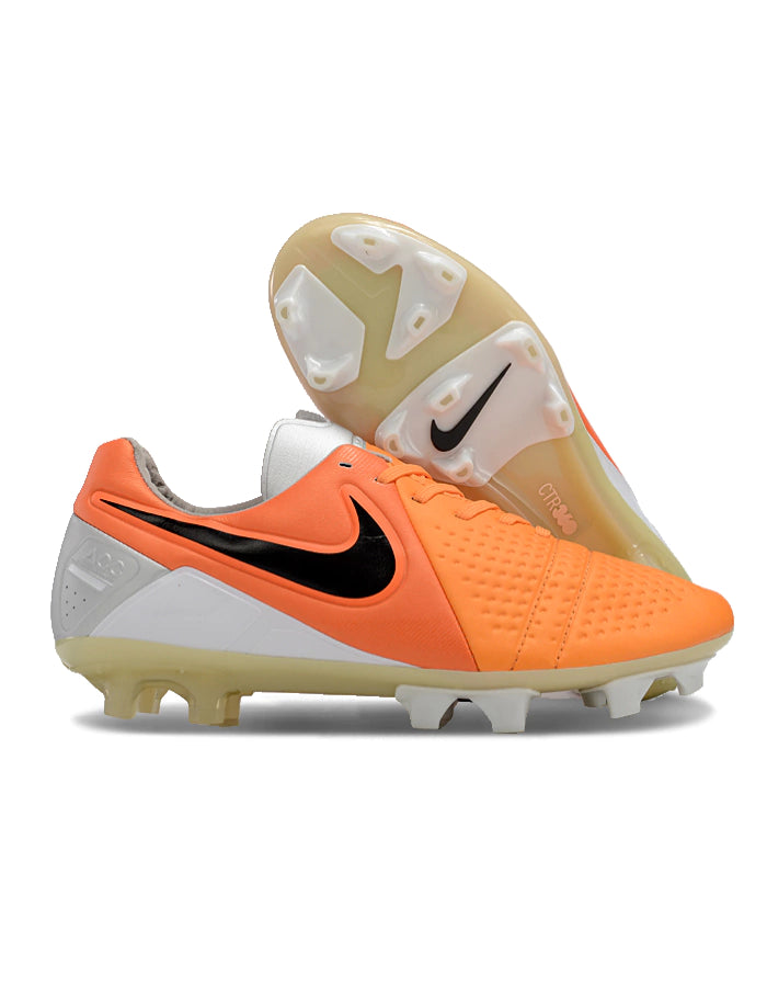 Chuteira Nike Tiempo CTR360 Maestri 3 Campo FG - Laranja/Prata