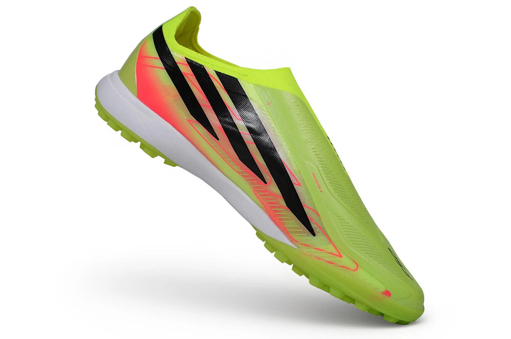 Chuteira Adidas F50 Hyperfast Laceless TF - Verde