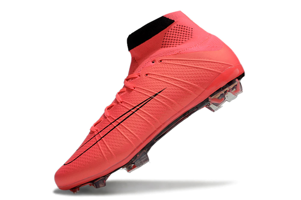 Chuteira Nike Mercurial Superfly 4 Elite Campo - Laranja/Preto