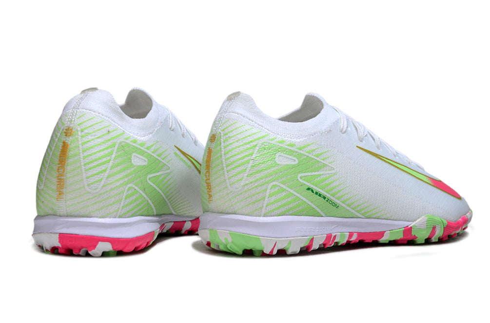 Chuteira Nike Mercurial Vapor 16 Elite Society - Branco/Verde