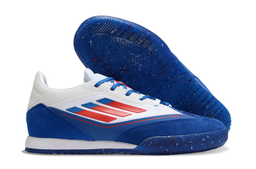 Chuteira Adidas X F50 Futsal - Azul/Branco/Laranja