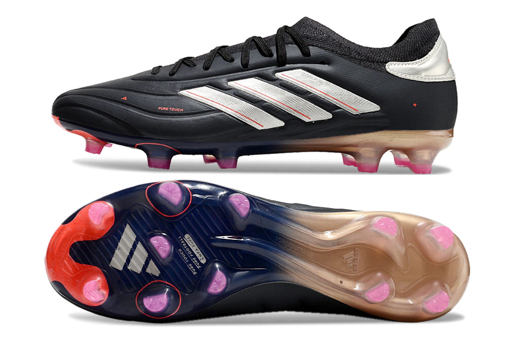 Chuteira Adidas Copa Pure 2 Elite Campo - Preto/Marrom/Prata