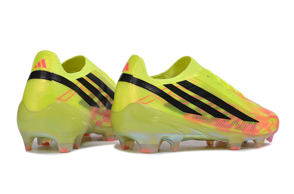 Chuteira Adidas F50 Hyperfast Eltie FG - Amarelo