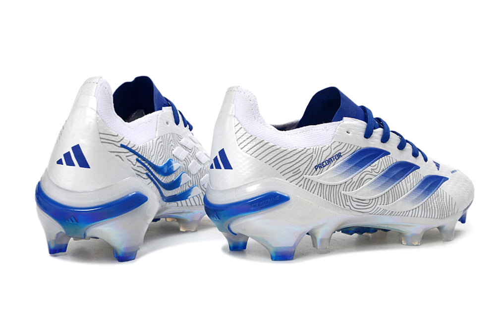 Chuteira Adidas Predator Elite 26 Campo FG - Branco/Azul