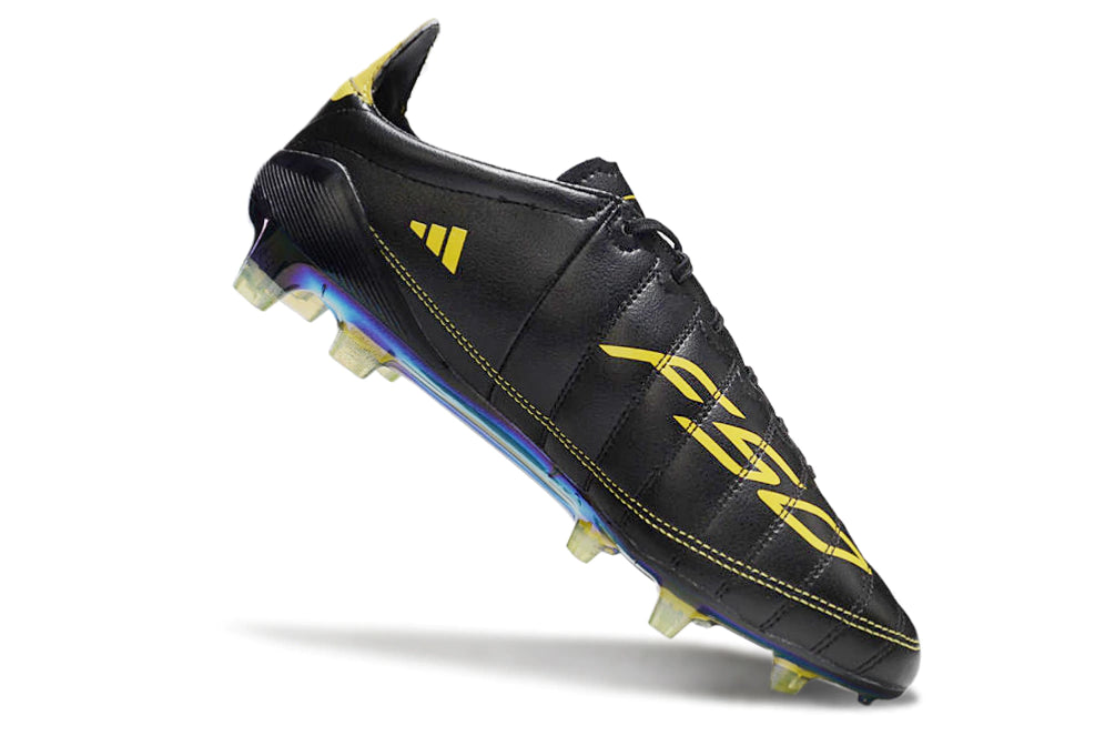Chuteira Adidas F50 X Campo - Preto/Dourado