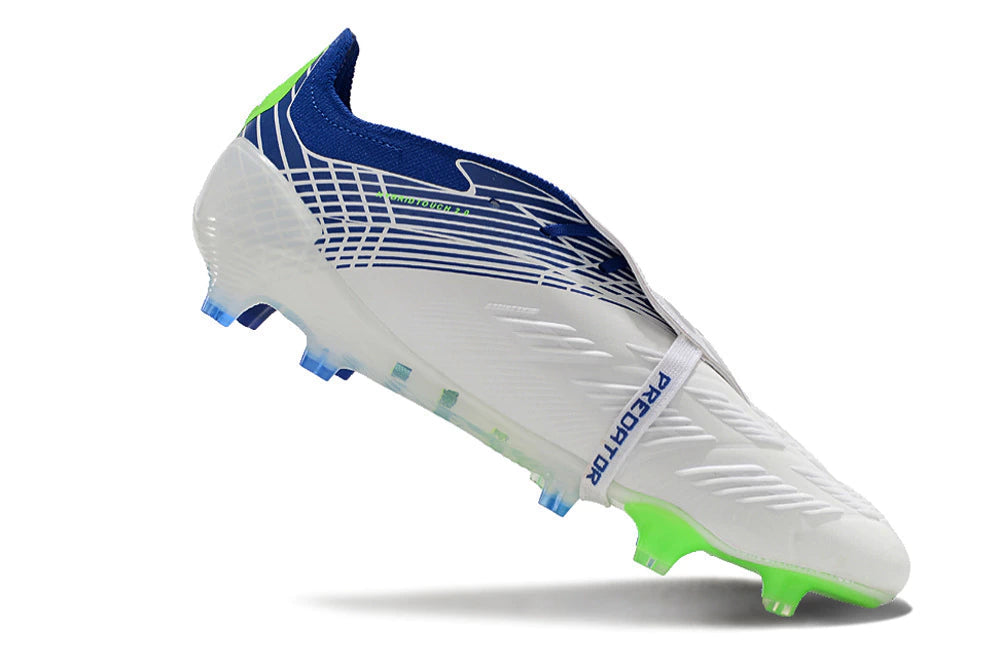 Chuteira Adidas Predstrike Elite Campo - Azul/Branco
