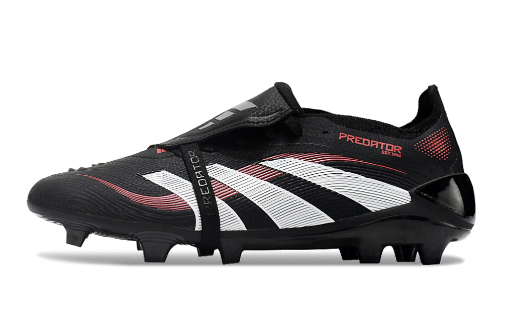 Chuteira Adidas Predator Elite Tongue 25 Campo FG - Preto/Branco